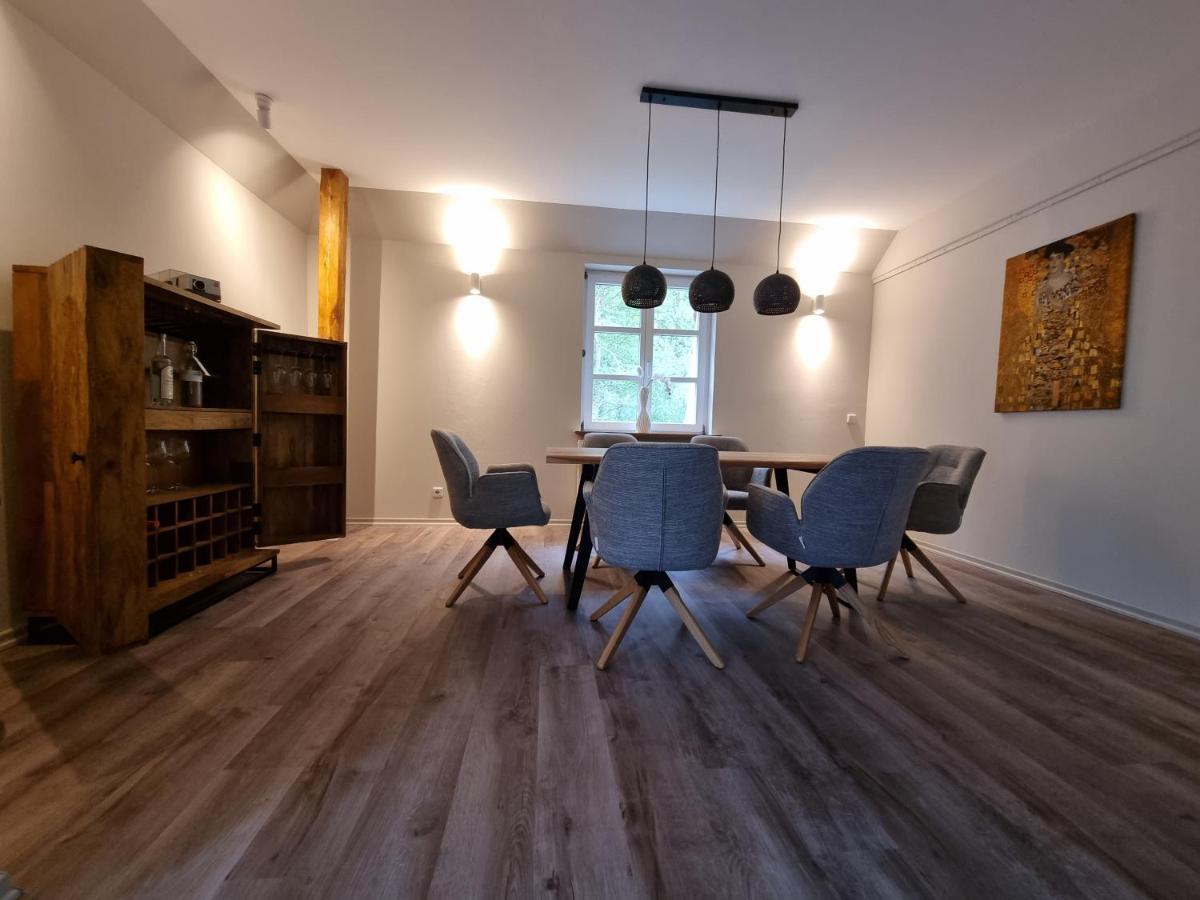 5 Sterne Bahnhoftraum, Appartement "Waldliebe" 133Qm, Grosse Terrasse 70Qm, Qr Code Scannen Fuer Virtuellen Rundgang, Premium Ausstattung Braunfels Exteriör bild