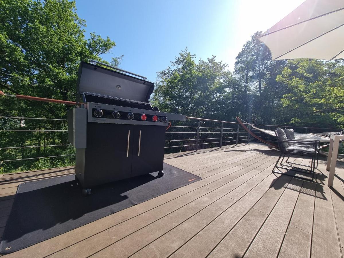5 Sterne Bahnhoftraum, Appartement "Waldliebe" 133Qm, Grosse Terrasse 70Qm, Qr Code Scannen Fuer Virtuellen Rundgang, Premium Ausstattung Braunfels Exteriör bild