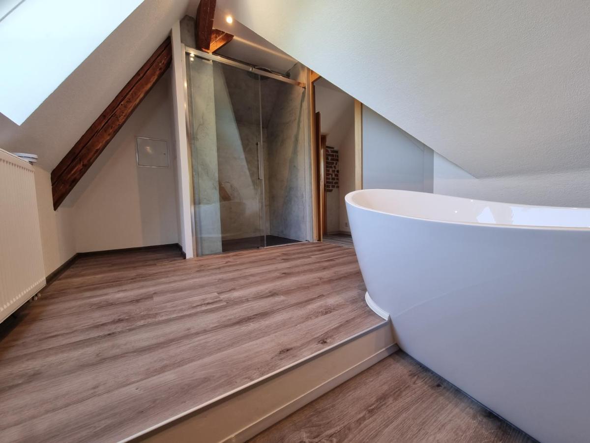 5 Sterne Bahnhoftraum, Appartement "Waldliebe" 133Qm, Grosse Terrasse 70Qm, Qr Code Scannen Fuer Virtuellen Rundgang, Premium Ausstattung Braunfels Exteriör bild